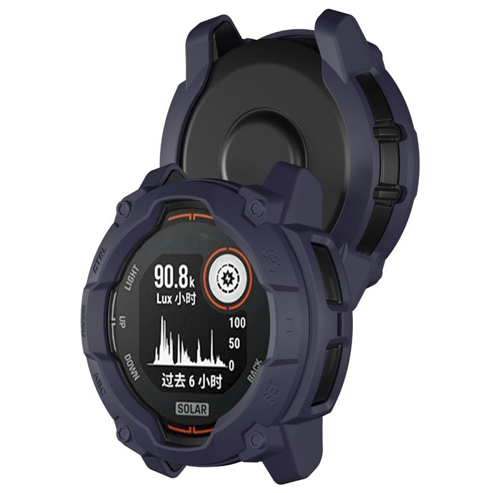 Garmin Instinct 3 Solar (45mm) Rugged Plast Deksel - Blå