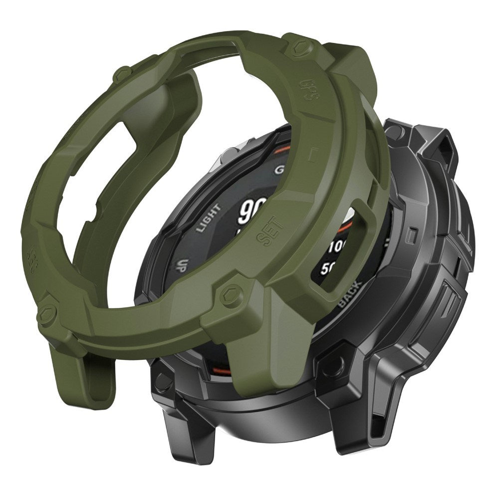 Garmin Instinct 3 Solar (50mm) Rugged Plast Deksel - Grønn