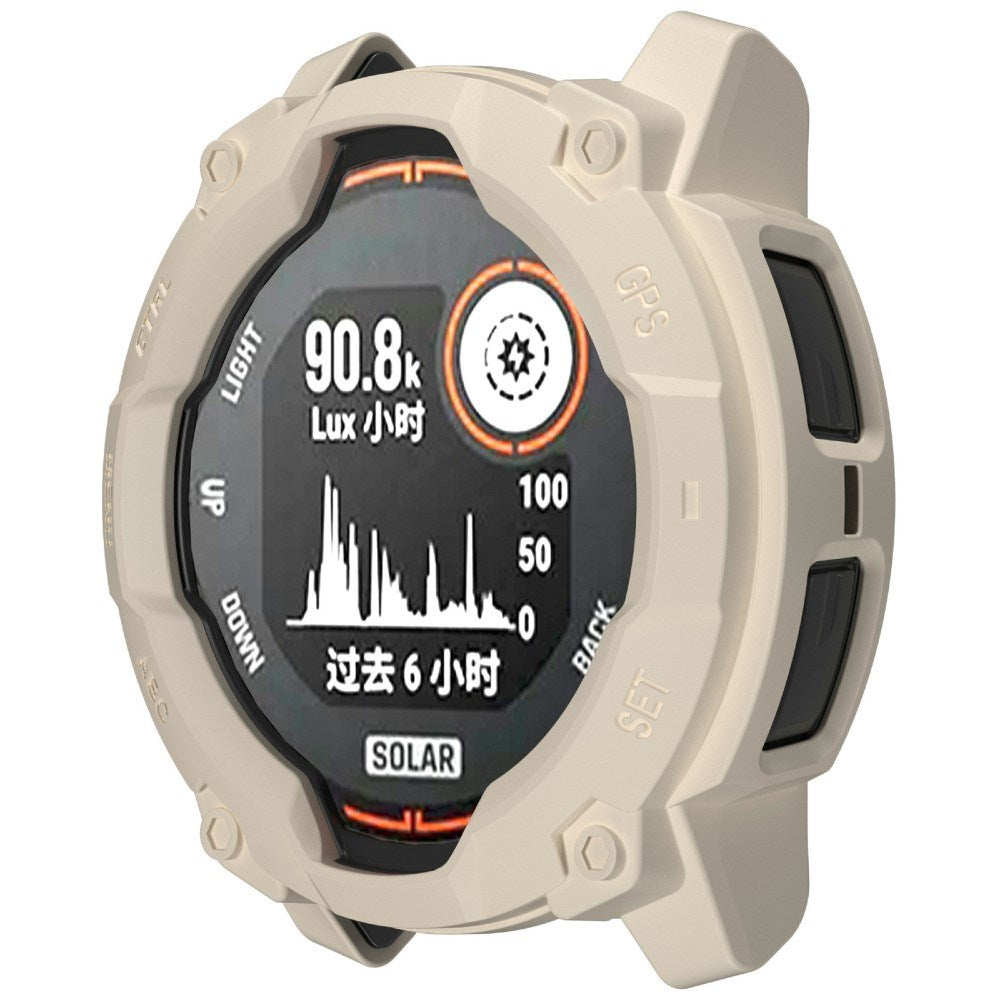 Garmin Instinct 3 Solar (50mm) Rugged Plast Deksel - Hvit