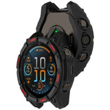 Garmin Tactix 8 Solar (51mm) Bumper Plast Deksel - Svart / Rød