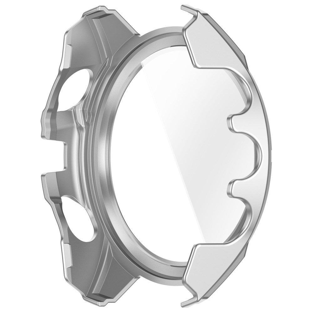 Garmin Tactix 8 AMOLED (51mm) Hardt Plast Deksel m. Beskyttelsesglass - Sølv / Svart