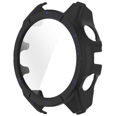 Garmin Tactix 8 AMOLED (51mm) Hardt Plast Deksel m. Beskyttelsesglass - Svart / Blå