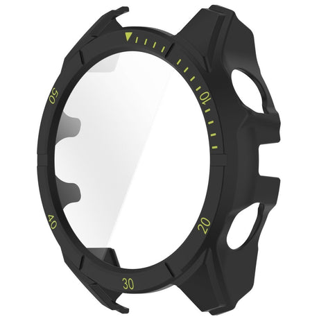 Garmin Tactix 8 AMOLED (51mm) Hardt Plast Deksel m. Beskyttelsesglass - Svart / Gul