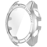 Garmin Tactix 8 AMOLED (47mm) Hardt Plast Deksel m. Beskyttelsesglass - Sølv / Svart