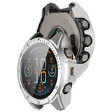 Garmin Tactix 8 AMOLED (47mm) Hardt Plast Deksel m. Beskyttelsesglass - Sølv / Svart