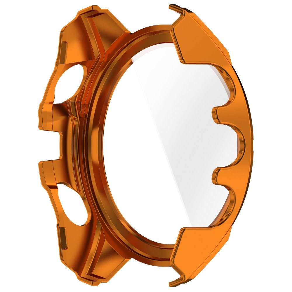 Garmin Tactix 8 AMOLED (47mm) Hardt Plast Deksel m. Beskyttelsesglass - Oransje / Gul
