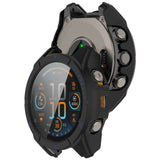 Garmin Tactix 8 AMOLED (47mm) Hardt Plast Deksel m. Beskyttelsesglass - Svart / Blå