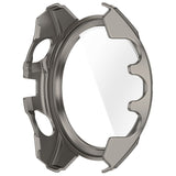 Garmin Tactix 8 AMOLED (47mm) Hardt Plast Deksel m. Beskyttelsesglass - Titanium / Blå