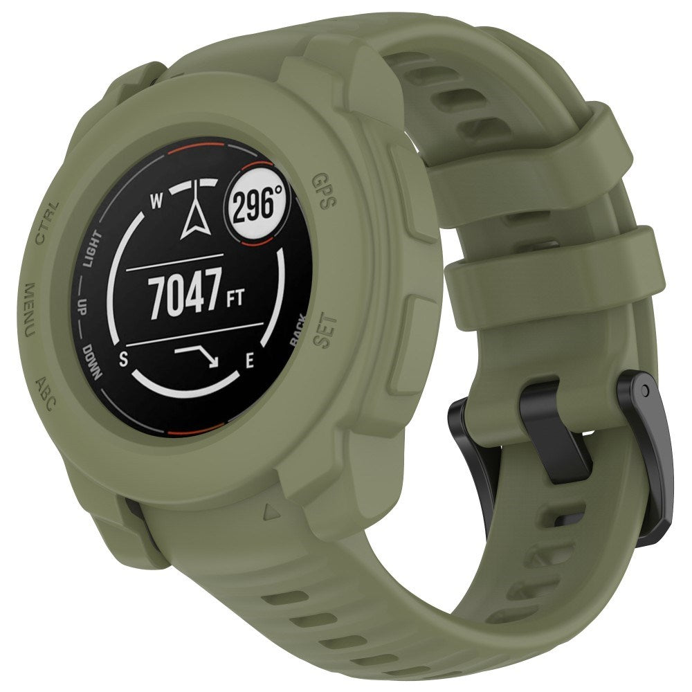 Garmin Instinct E (40mm) Bumper Silikon Deksel - Army Grønn