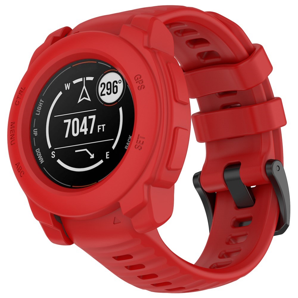 Garmin Instinct E (40mm) Bumper Silikon Deksel - Rød