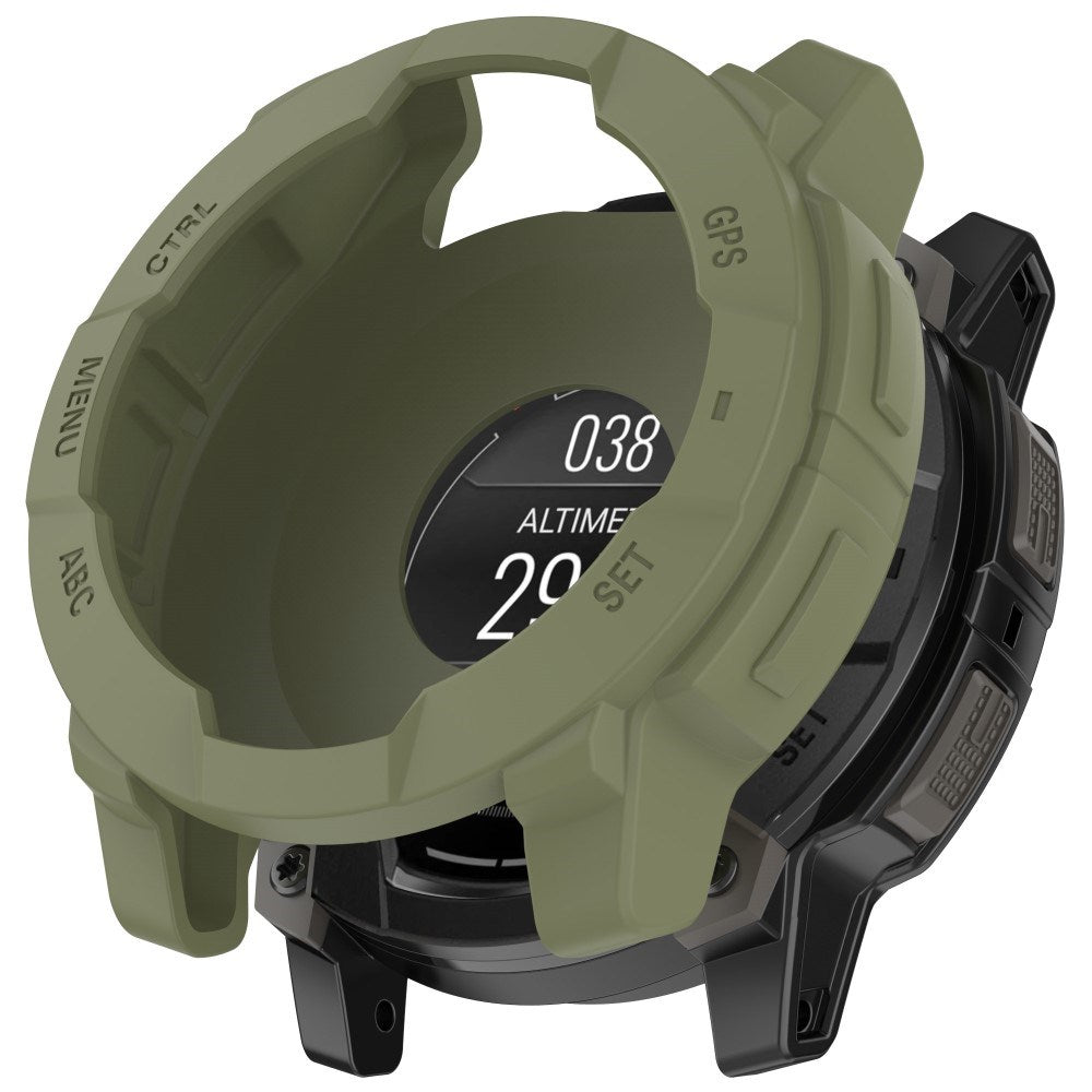 Garmin Instinct E (45mm) Bumper Silikon Deksel - Army Grønn