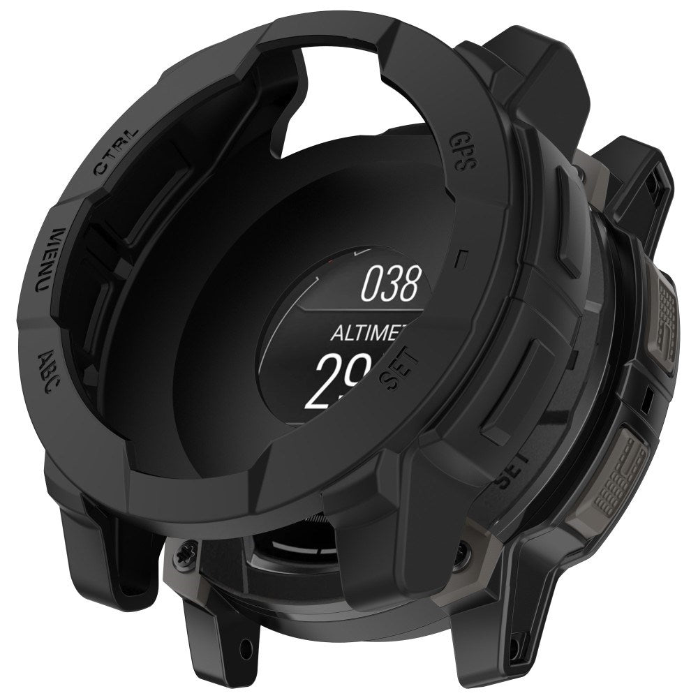 Garmin Instinct E (45mm) Bumper Silikon Deksel - Svart