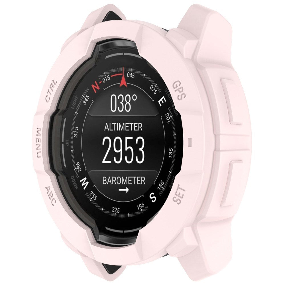 Garmin Instinct E (45mm) Bumper Silikon Deksel - Rosa