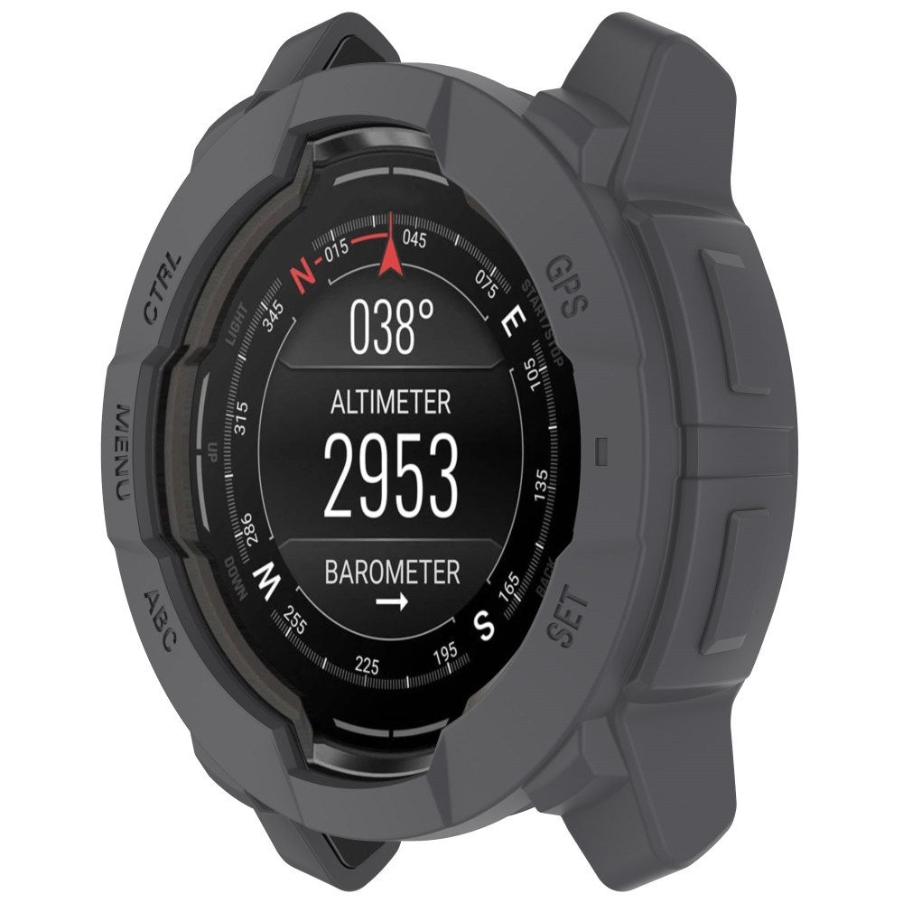 Garmin Instinct E (45mm) Bumper Silikon Deksel - Grå