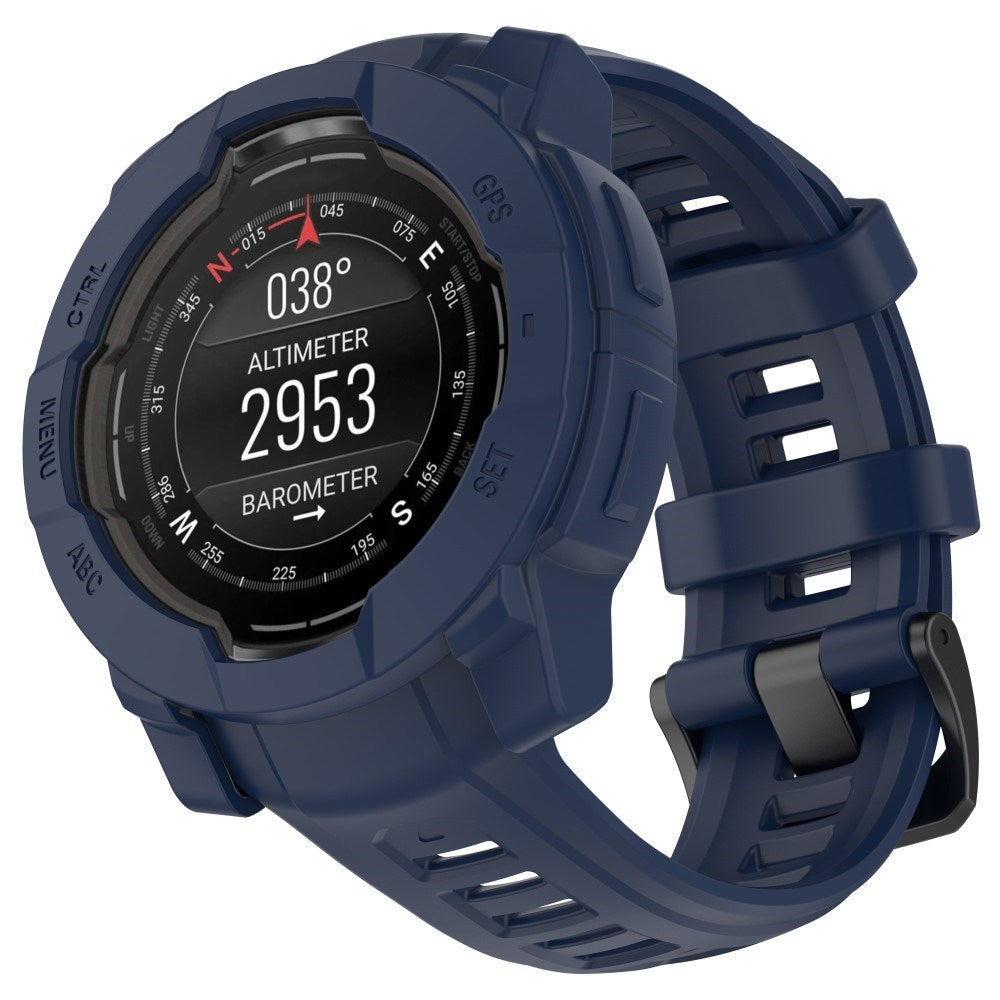 Garmin Instinct E (45mm) Bumper Silikon Deksel - Blå