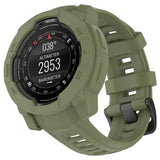 Garmin Instinct 3 AMOLED / Solar (45mm) Bumper Silikon Deksel - Army Grønn