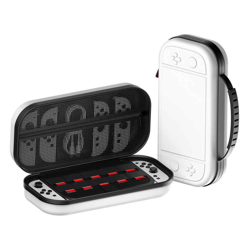 Nintendo Switch 2 Kunstskinn Organiseringsveske - Hvit