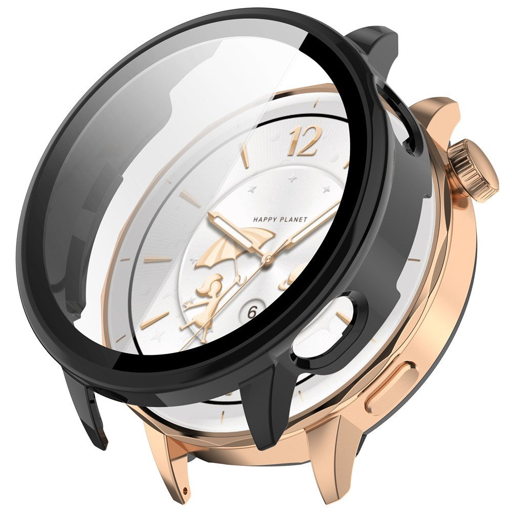 OnePlus Watch 3 (43mm) Deksel med Skjermbeskytter i Herdet Glass - Svart