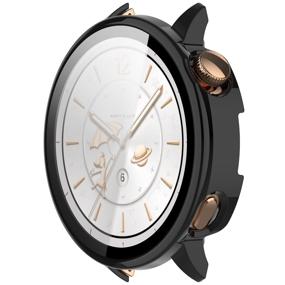 OnePlus Watch 3 (43mm) Deksel med Skjermbeskytter i Herdet Glass - Svart