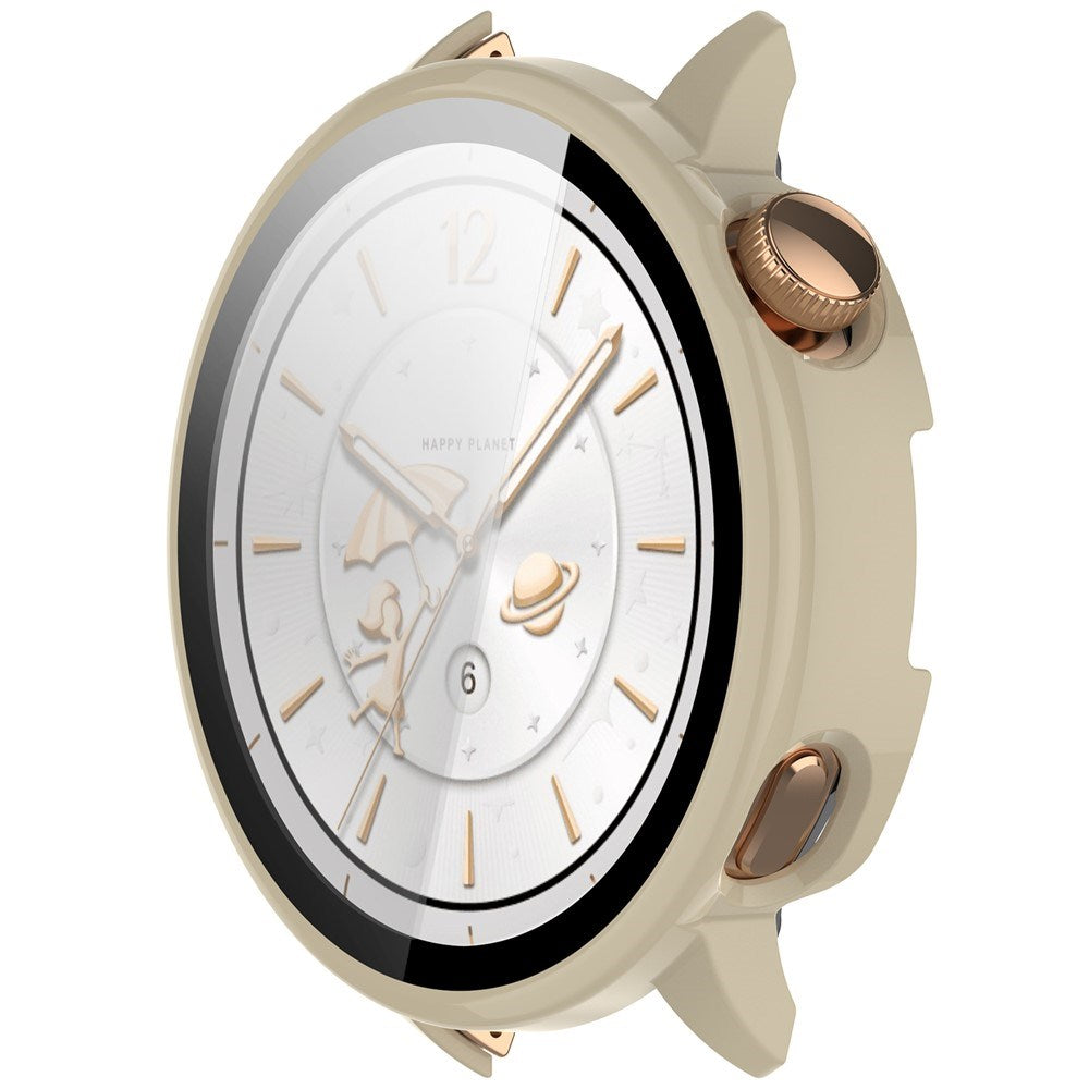 OnePlus Watch 3 (43mm) Deksel med Skjermbeskytter i Herdet Glass - Hvit