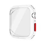 Apple Watch SE / 6 / 5 / 4 (44mm) Fleksibelt Plast Deksel m. Herdet Skjermbeskyttelsesglass - Gjennomsiktig