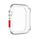 Apple Watch SE / 6 / 5 / 4 (44mm) Fleksibelt Plast Deksel m. Herdet Skjermbeskyttelsesglass - Gjennomsiktig