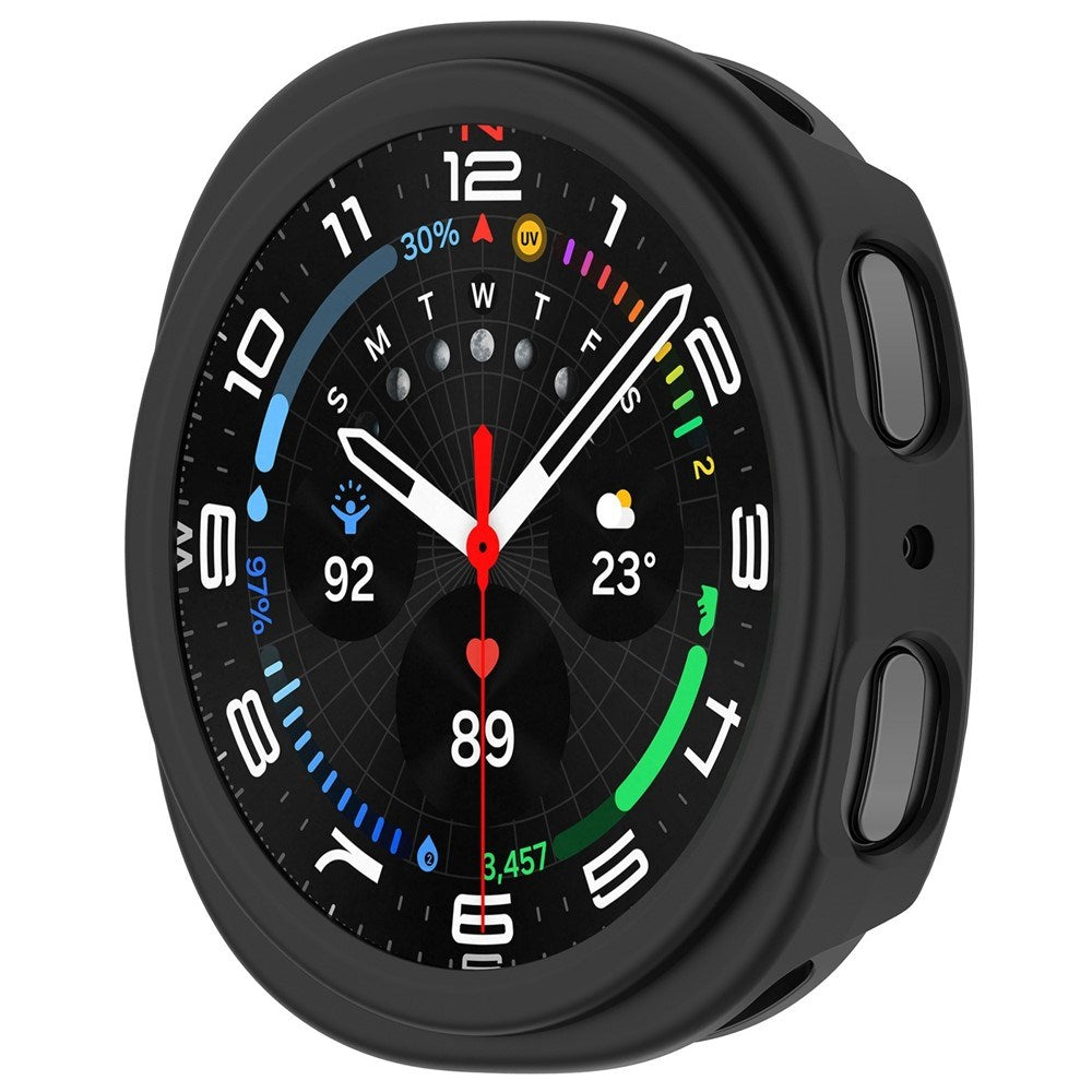 Samsung Galaxy Watch 8 (40 mm) Semi-Enclosed Hard Plast Deksel – Svart