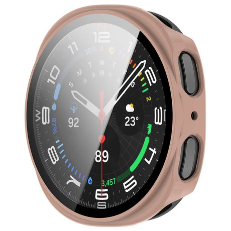 Samsung Galaxy Watch 8 (44 mm) Hard Plast Deksel med Skjermbeskytter - Rosa