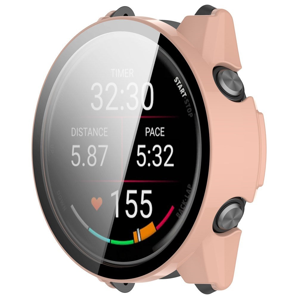 Garmin Forerunner 970 Deksel med Skjermbeskytter i Herdet Glass - Rosa