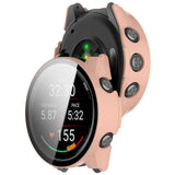 Garmin Forerunner 570 (47mm) Deksel med Skjermbeskytter i Herdet Glass - Rosa