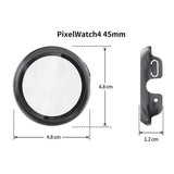 Google Pixel Watch 4 (45 mm) Hard Plast Deksel med Innebygd Skjermbeskytter – Fersken