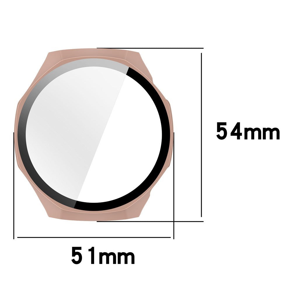 Huawei Watch GT 6 Pro (46 mm) Deksel med Innebygd Skjermbeskytter - Matt Svart