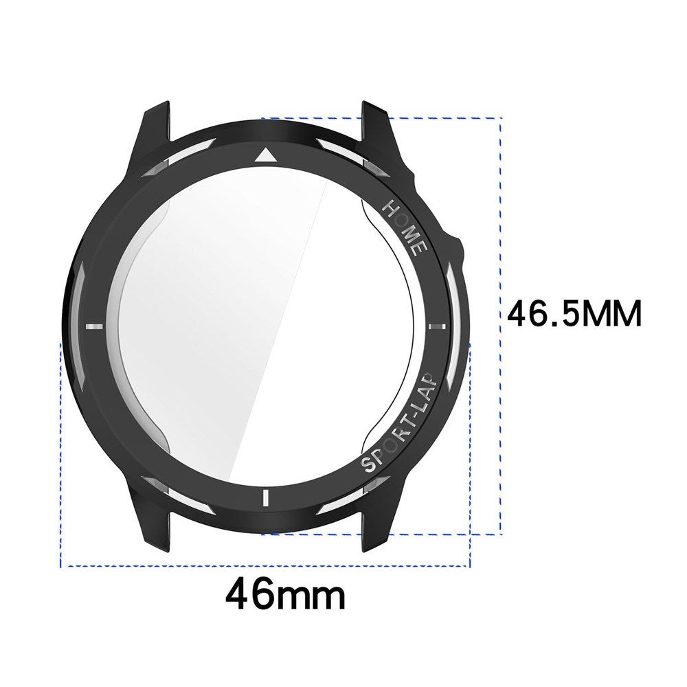 Huawei Watch GT Runner 2 Fleksibelt Plast Deksel - Svart