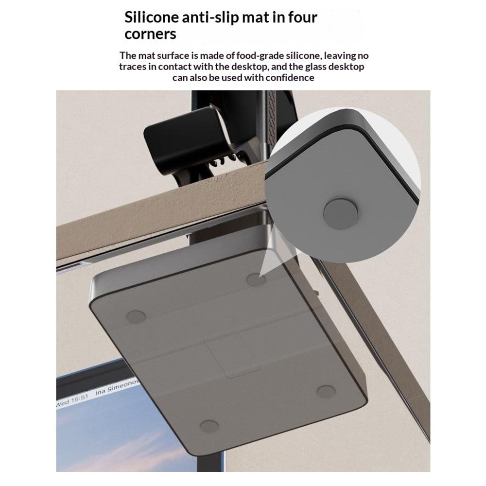 Universell Holder for 8 Spillkonsoller med 3 USB-A - Svart