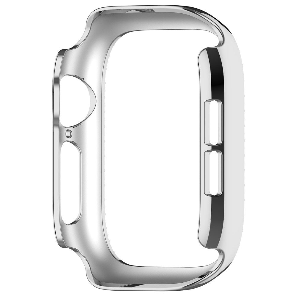 Apple Watch Series 12 (42mm) Hardt Plast Deksel - Sølv & Rhinsten