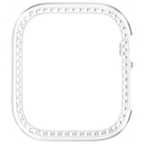 Apple Watch Series 12 (42mm) Hardt Plast Deksel - Gjennomsiktig & Rhinsten