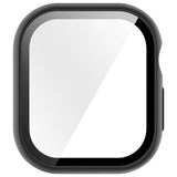 Apple Watch Series 12 (42mm) Hardt Plast Deksel med Innebygd Skjermbeskyttelsesglass - Svart