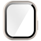 Apple Watch Series 12 (42mm) Hardt Plast Deksel med Innebygd Skjermbeskyttelsesglass - Rose Gold