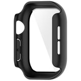Apple Watch Series 12 (46mm) Hardt Plast Deksel med Innebygd Skjermbeskyttelsesglass - Svart