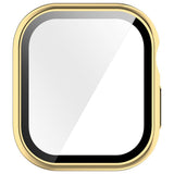 Apple Watch Series 12 (46mm) Hardt Plast Deksel med Innebygd Skjermbeskyttelsesglass - Gull