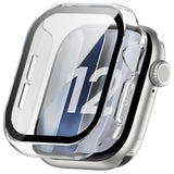 Apple Watch Series 12 (46mm) Hardt Plast Deksel med Innebygd Skjermbeskyttelsesglass - Gjennomsiktig