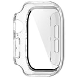 Apple Watch Series 12 (46mm) Hardt Plast Deksel med Innebygd Skjermbeskyttelsesglass - Gjennomsiktig