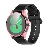 Samsung Galaxy Watch 4 (40 mm) Hard Plast Deksel m. Innebygd Skjermbeskyttelse - Rosa