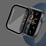 Apple Watch 9/8/7 (45mm)) ENKAY Deksel og Herdet Glass - Gjennomsiktig