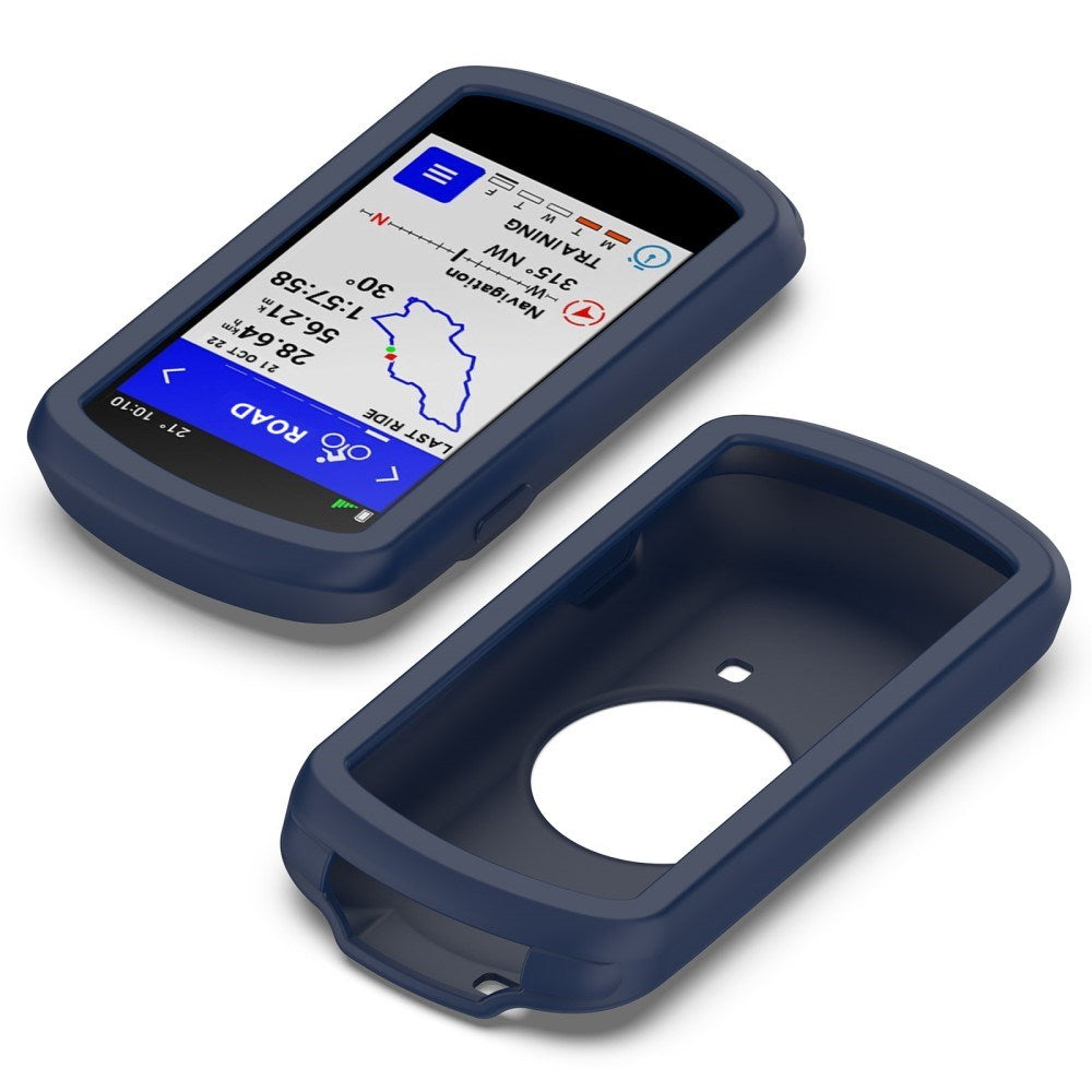 Garmin Edge 1040 Silikon Deksel - Mørkeblå