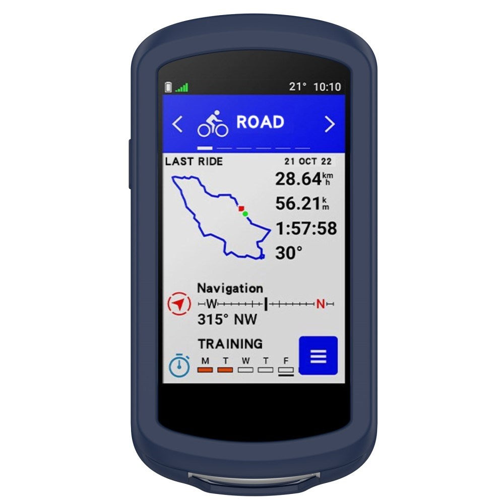 Garmin Edge 1040 Silikon Deksel - Mørkeblå