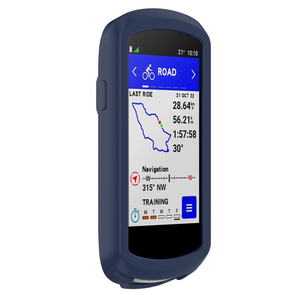 Garmin Edge 1040 Silikon Deksel - Mørkeblå