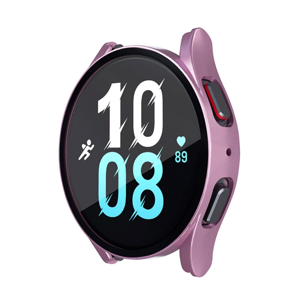 Samsung Galaxy Watch 7 / 6 / 5 / 4 / FE (40 mm) Deksel i Hardplast med Innebygd Skjermbeskyttelse - Rose Gold