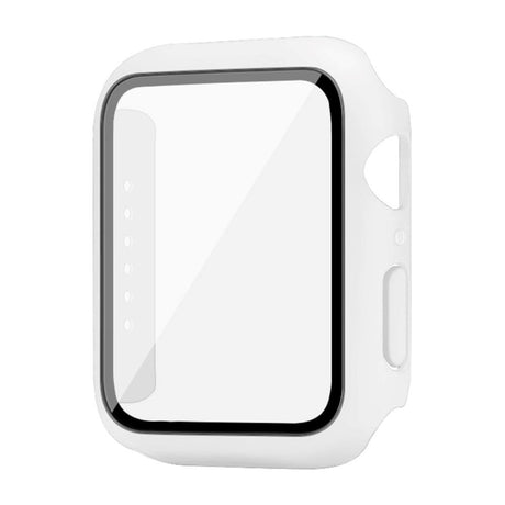 Apple Watch SE/6/5/4 (44mm) IMAK Hard Plastic Case m. Innebygd Skjermbeskyttelse - Hvit