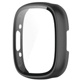 Fitbit Versa 4 / Sense 2 Hard Plastic Case m. Innebygd Skjermbeskyttelse - Svart